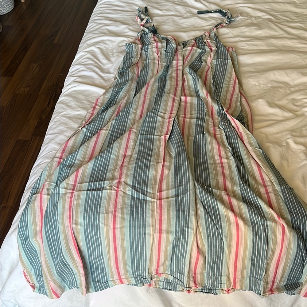 Striped Sleeveless Dress